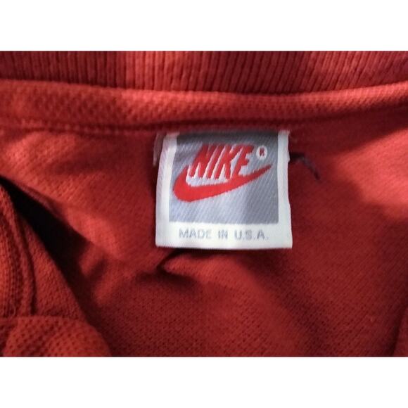 Vintage 1990's Nike Embroidered Swoosh Polo Shirt Size XL Made in USA - Picture 4 of 7